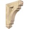 Ekena Millwork Merced Arts & Crafts Rough Sawn Bracket, Douglas Fir, 4"W x 18"D x 22"H BKT04X18X22MRC03RDF - alternate 1
